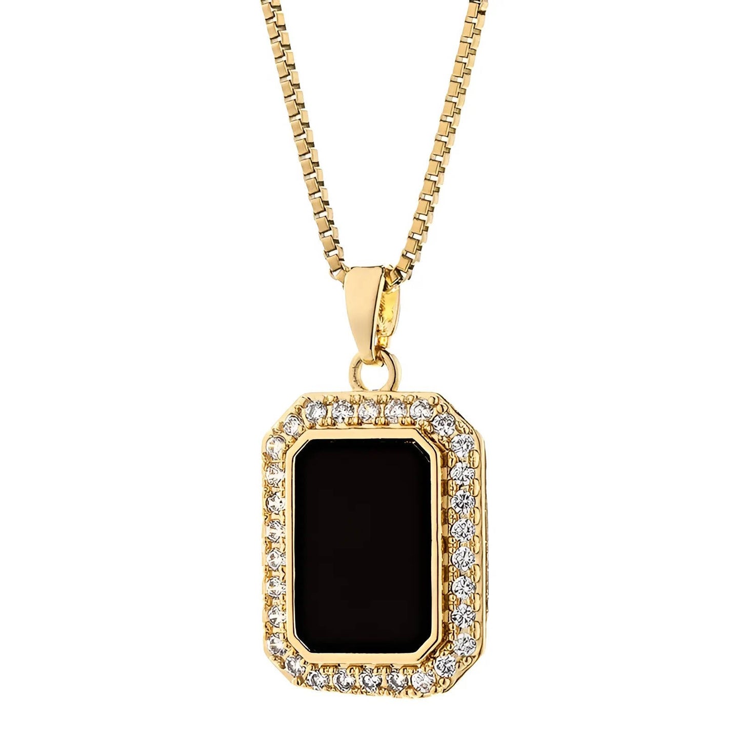 Collar negro profundo